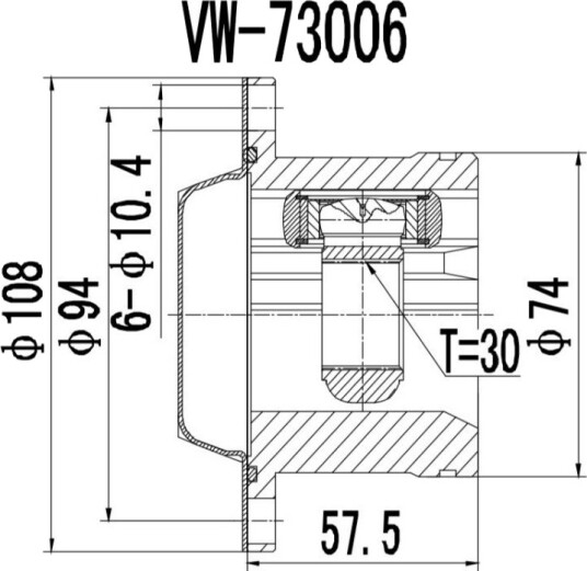 PROCARO 77-VW-650 Drivledd