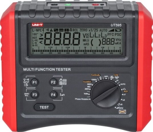 Uni T LEC MIE0165 Ut595 Multifunksjonsmåler For Elektrikere Uni T LEC MIE0165 Ut595 Multifunksjonsmåler For Elektrikere