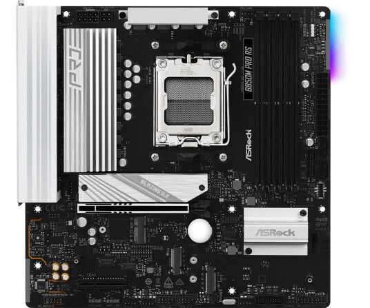 ASRock B850M Pro RS Micro ATX Hovedkort med AM5 Socket og DDR5 RAM ASRock B850M Pro RS Micro ATX Hovedkort med AM5 Socket og DDR5 RAM