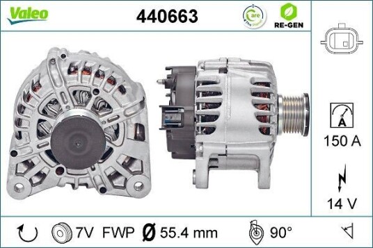 Dynamo VALEO 440663 Dynamo VALEO 440663