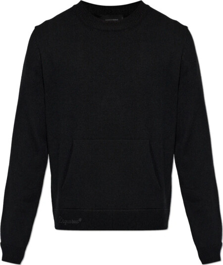 Dsquared2 Herre Strikkevarer Svart S, Dsquared2 Herre Strikkevarer Svart S,