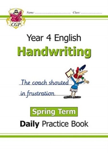 Ks2 Handwriting Daily Practice Book: Year 4 - Spring Term Av Cgp Books