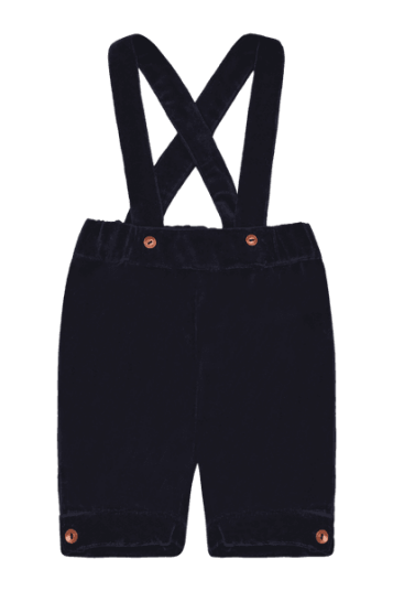 Hust And Claire Hust & Claire Hanibal Selebukse i velour til baby more navy 74