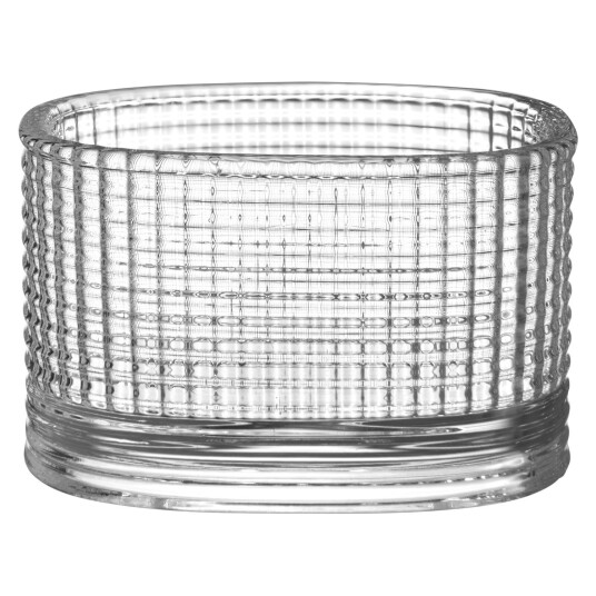 Orrefors Magica Elliptisk Lyslykt 5 cm Klar - Ribbet Glass Design