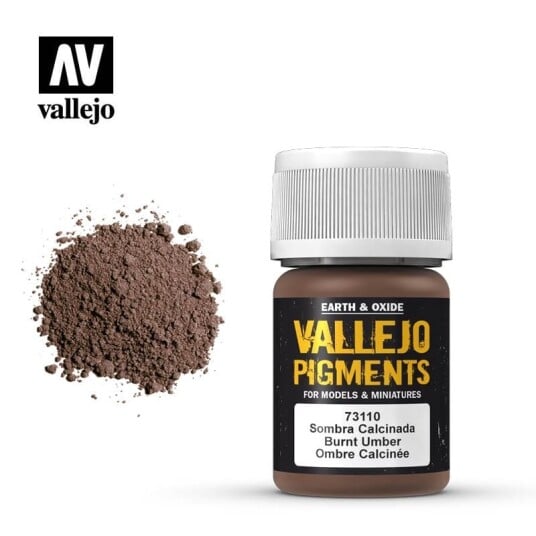 Vallejo Pigments Burnt Umber 35ml