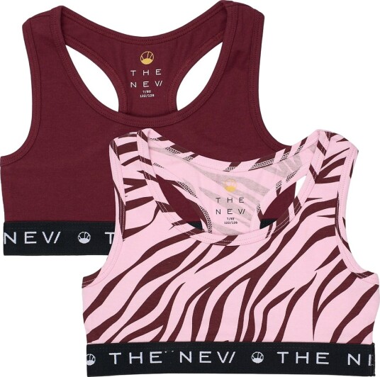 The New Topper 2 pack Det nye Burgundy The New 7 8 år (122 128) Undertøy Bordeaux Rosa