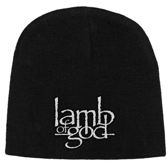 Lamb Of God Lamb Of God Unisex Beanie Hat: Logo 1 Black