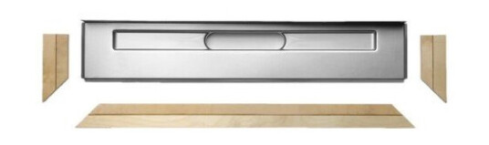 Unidrain Monteringssett H 22 mm for linjeavløp 300-1000 mm
