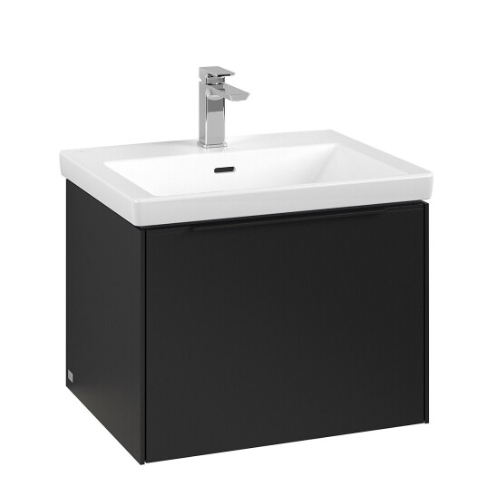 Villeroy & Boch Subway 3.0 Servantskap m/1 skuff 572x429x478 mm Vulkansort Matt