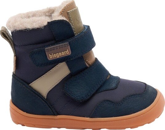 Bisgaard Vintersko Tex Timo Barfot Navy Bisgaard 25 Vinterstøvler Marineblå