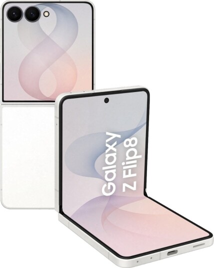 Samsung Galaxy Z Flip8 256GB krem Mobiltelefon Samsung Galaxy Z Flip8 256GB krem Mobiltelefon