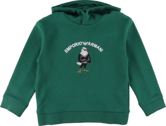 Emporio Armani Hettegenser   Evergreen m. Eagle   Emporio Armani   12 år 152   Hettegenser   Grønn