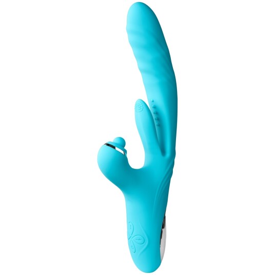 Good Vibes Only Lisa Støtende Rabbitvibrator med G-punktstimulator - Turkis Good Vibes Only Lisa Støtende Rabbitvibrator med G-punktstimulator - Turkis