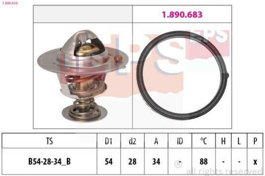Termostat EPS 1.880.834 Termostat EPS 1.880.834