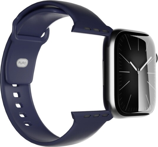 Puro Icon Klokkereim for Apple Watch 44/45/46/49mm Mørkeblå