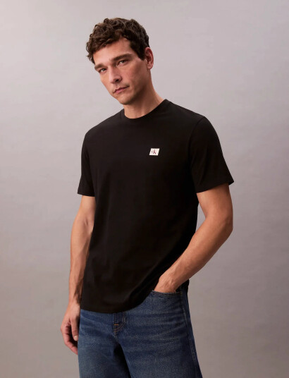 Calvin Klein Jeans Ss Badge 30S Jersey Classic Tee - Black - S