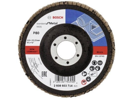 Bosch Lamellskive X431 2608603714 115 mm K80