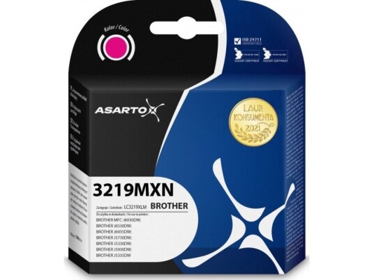 Tusz Asarto Tusz Asarto Do Brother 3219Mxn | Lc3219xlm | 1500 Str. | Magenta