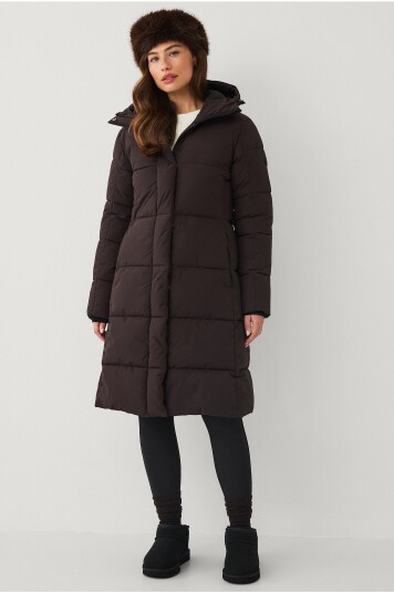 Áhkká Kåpe Warm Mid Length Parka W Brun Áhkká Kåpe Warm Mid Length Parka W Brun