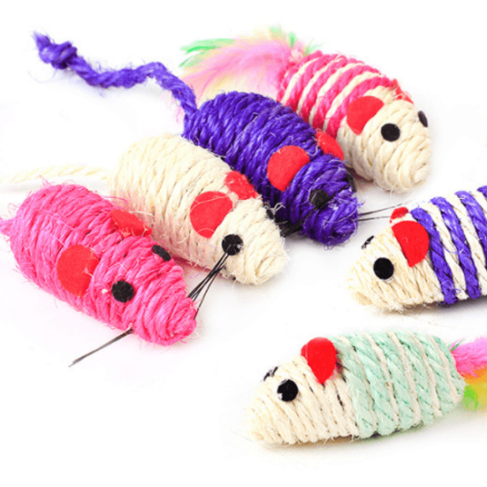 Lekemus Med Sisal Til Katt Ca 7 cm