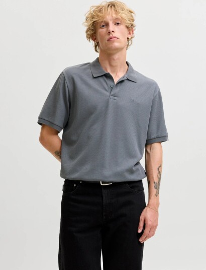 Jack & Jones Jjeaustin Polo Ss Noos Grey L