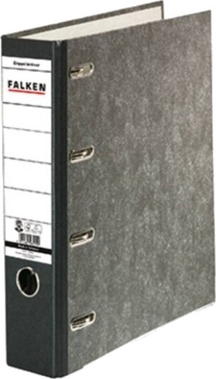 Falken Dobbeltperm S70 2 X A5 Liggende Ryggbredde 70 Mm Sort Skymarmor 4 Bøyler 11285426