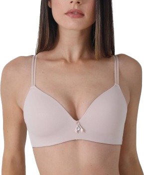 sassa BH Sparkling Light Padded Soft Bra Beige D 80 Dame
