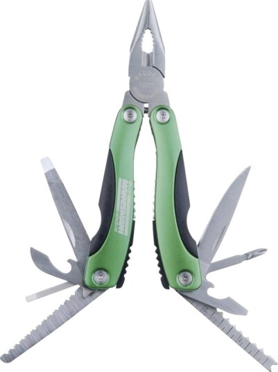 Brüder Mannesmann Multiverktøy 11 Verktøy I 1 Kniver I Rustfritt Stål Anodiserte Håndtak Med 1 Stk 10272 Brüder Mannesmann Multiverktøy 11 Verktøy I 1 Kniver I Rustfritt Stål Anodiserte Håndtak Med 1 Stk 10272
