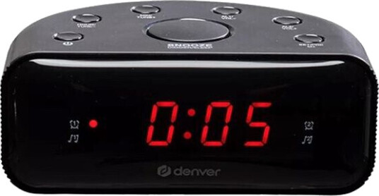 Denver CR-430 FM Klokkeradio med Dobbel Alarm Svart Denver CR-430 FM Klokkeradio med Dobbel Alarm Svart