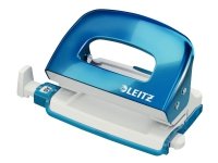Leitz WOW NeXXt Mini - Hullstanser - 10 ark / 1 mm - metall - blå metallic