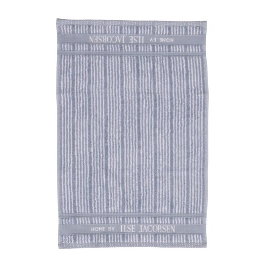 Home By Ilse Jacobsen Bath Collection gjestehåndkle 40x60 cm 2 stk powder blue stripes