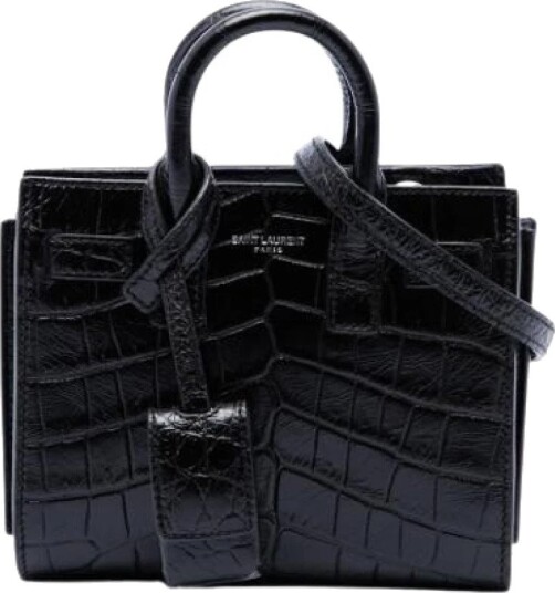 Yves Saint Laurent Vintage Dame Pre owned Svart ONE SIZE, Yves Saint Laurent Vintage Dame Pre owned Svart ONE SIZE,