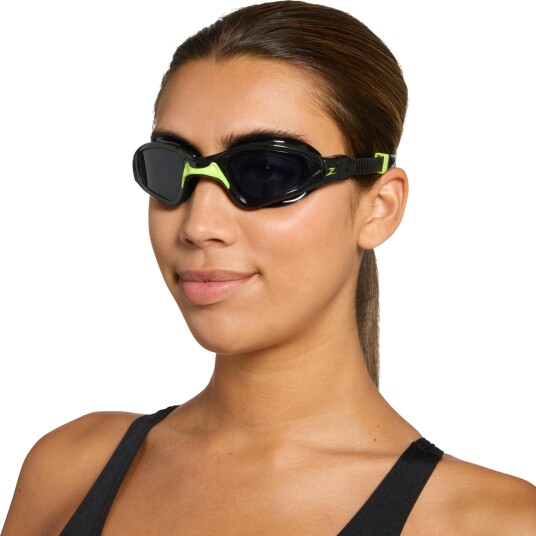 Zoggs Unisex Spectra Black/green/tinted Smoke