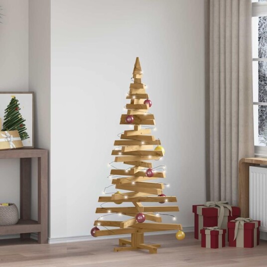 Juletre med stativ Brun 150 cm Heltre furu