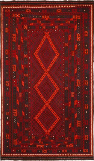 Orientalsk kelimteppe 448 x 262 cm Størrelse: 448 x 262 cm Orientalsk kelimteppe 448 x 262 cm Størrelse: 448 x 262 cm