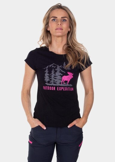 Swedemount Forest Tee W Black Elk 40 T Shirts