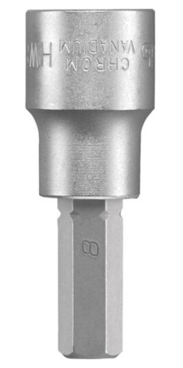 Kwb 372708 Udvendig Sekskant Topnøgle-Bit-Indsats 8 Mm 1 Stk. 3/8 Kwb 372708 Udvendig Sekskant Topnøgle-Bit-Indsats 8 Mm 1 Stk. 3/8