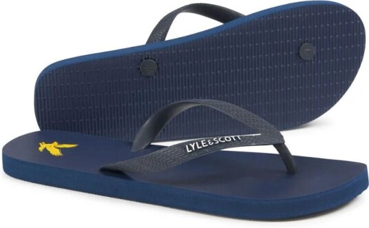 Lyle & Scott Flip Flop Herre Navy 44 Lyle & Scott Flip Flop Herre Navy 44