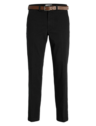 Jack & Jones Jpstollie Franco Chino W Belt - Black - 28 x 32