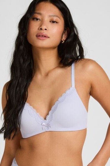 Hunkemöller Vattert bh uten bøyle Lola Lilla