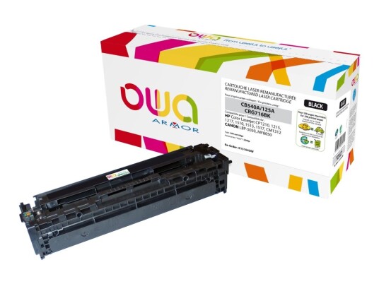 Armor - Sort - Kompatibel - Tonerpatron - For Hp Color Laserjet Cm1312 Mfp Cp1215 Cp1217 Cp1515n Cp1518ni