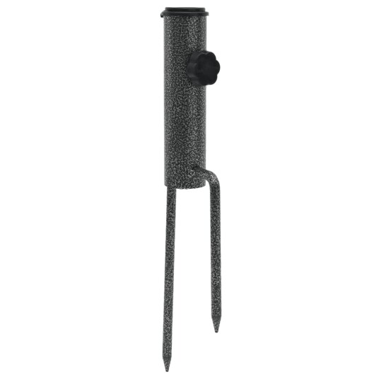 Parasollstativer med plugger 2 stk 9x35 cm galvanisert stÄl 4003381 Parasollstativer med plugger 2 stk 9x35 cm galvanisert stÄl 4003381