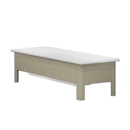 Svedbergs Emaljert med Halvfront Grafittgrå / 130cm SV 1203 RAL Grafittgrå