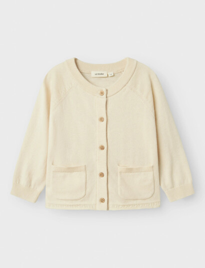 Lil"Atelier Nmnnord Wo/Co Ls Knit Card Lil Cream 116 Lil"Atelier Nmnnord Wo/Co Ls Knit Card Lil Cream 116