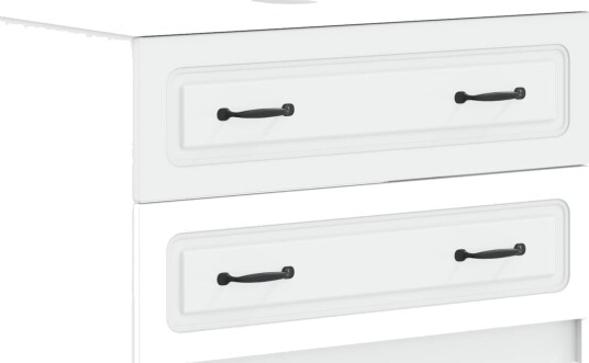 vidaXL Baderomsvaskeskap UTRECHT Hvit 82 x 41 x 56 cm Konstruert tre