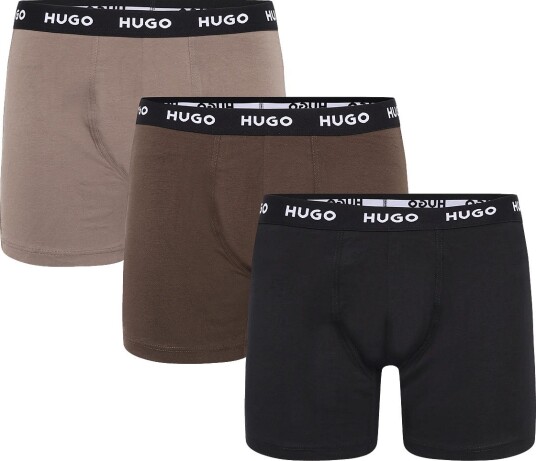 HUGO Boxerbr Triplet Pack   OPEN BROWN   S