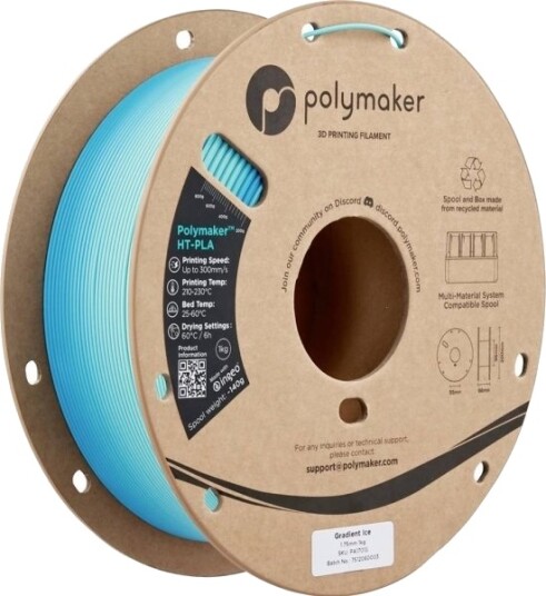 Polymaker Ht-Pla Gradient 1.75 Mm 1 Kg Gradient Ice