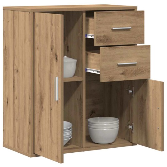 Serviesskap artisan eik 60 x 31 x 70 cm Konstruert tre