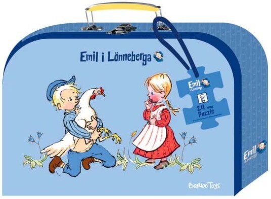 Barbo Toys Emil Fra Lønneberget Koffert med Et Puslespill 24 Brikker Barbo Toys Emil Fra Lønneberget Koffert med Et Puslespill 24 Brikker