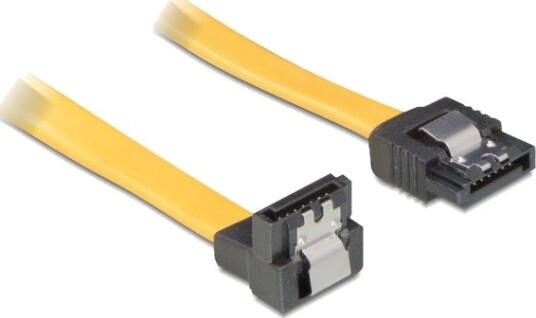 Delock 0.2M Sata Cable, 0,2 M, Gult